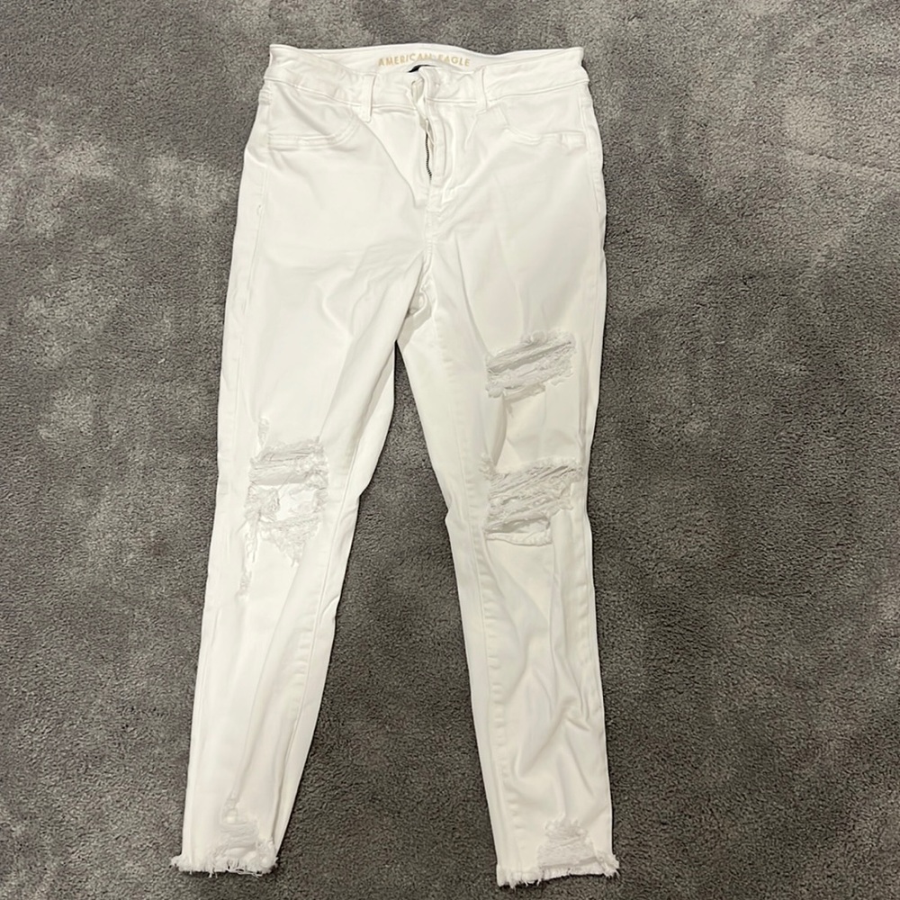 American Eagle jeans destroyed like new